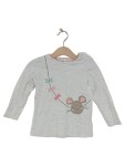 Vorschaubild 1 von Langarmshirt Maus Motiv Gr. 92 Grau