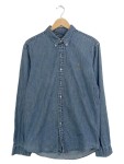 Vorschaubild 1 von Herren Jeanshemd Blau Gr. 50 Button-Down
