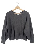 Vorschaubild 1 von Knit Pullover Grobstrick Grau Größe 40