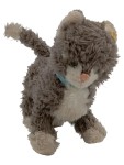 Vorschaubild 1 von Kuscheltier Katze grau gestreift Baby 20cm