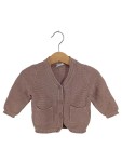 Vorschaubild 1 von Strickjacke Cardigan Gr. 74 Rosa mit Taschen