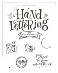 Vorschaubild 1 von Handlettering Vorlagenbuch Tanja Cappell Sprüche Alphabete