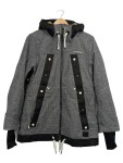 Vorschaubild 1 von Skijacke Damen Gr. 38 Grau Schwarz Kapuze Winterjacke
