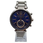 Vorschaubild 1 von MK-6224 Chronograph Armbanduhr Silber Blau