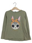 Vorschaubild 1 von Langarmshirt Gr. 122 Hase Motiv Oliv