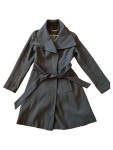 Vorschaubild 1 von Trenchcoat Damen Gr. 34 Schwarz Klassisch