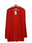 Vorschaubild 1 von Strickjacke Damen Gr. 42 Rot Offener Schnitt