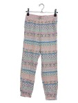 Vorschaubild 1 von Stoffhose Blumenmuster Bunt Gr. 140 Viskose