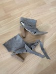 Vorschaubild 5 von Damen Sandaletten Grau Gr. 37 Modisch Absatz 9cm