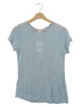 Vorschaubild 1 von T-Shirt Gr. 36 hellblau Basic Kurzarm Damen