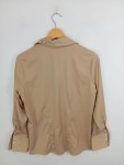 Vorschaubild 2 von Bluse Langarm Hemd Kragen Knopfleiste Beige Gr. 36