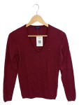 Vorschaubild 1 von Pullover V-Ausschnitt Weinrot Gr. 36