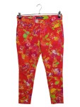 Vorschaubild 1 von Stoffhose Blumenmuster Rot Damen Gr. 40