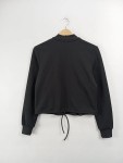 Vorschaubild 2 von Bomberjacke Schwarz Reißverschluss Gr. 32
