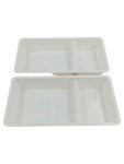 Vorschaubild 1 von Aufbewahrungsbox Weiß 2er Set Kunststoff 33x17x6cm