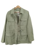 Vorschaubild 1 von Leichte Jacke Olivgrün Gr. 40 Baumwolle
