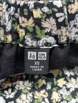 Vorschaubild 3 von Sommerkleid Damen Gr. 34/XS Schwarz Polyester Baumwolle Blumenmuster