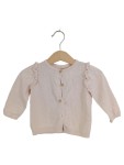Vorschaubild 1 von Strickjacke Cardigan Gr. 68 rosa Rüschen Punkte