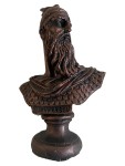 Vorschaubild 1 von Dekofigur Buddha Büste Metall Braun Klassisch