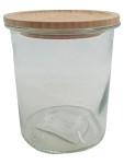 Vorschaubild 1 von 365+ Vorratsglas 1, 7L Glas mit Bambusdeckel 14x16cm transparent