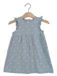 Vorschaubild 1 von Sommerkleid Gr. 80 hellblau Blumenmuster