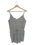 Vorschaubild 1 von Jumpsuit Gr. 40 Rautenmuster schwarz weiß Sommer