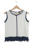 Vorschaubild 1 von Top Damen Gr. 38 Creme Faltenrock