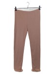 Vorschaubild 1 von Leggings Mädchen Gr. 138 Beige Federbesatz Baumwolle
