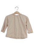 Vorschaubild 1 von Langarmshirt Baby Mädchen Gr. 80 Beige Rüschenkragen Langarm
