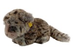 Vorschaubild 1 von Kuscheltier Katze getigert 16cm mit gelbem Knopf