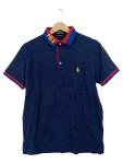 Vorschaubild 1 von Poloshirt Herren Gr. 48, M Navy Blau Rot Custom Slim Fit