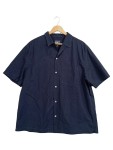 Vorschaubild 1 von Freizeithemd Herren Gr. 52, XL Kurzarm Regular Fit Navy Blau Baumwolle