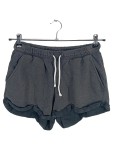Vorschaubild 1 von Divided Damen Sweat-Shorts Gr. 38 M Dunkelgrau Kordelzug Basic