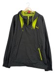 Vorschaubild 1 von Windjacke Gr. 60 Dunkelgrau Neongelb Sportjacke