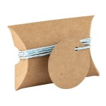 Vorschaubild 2 von 50x Kraftpapier Geschenkbox 6,5x9cm Beige