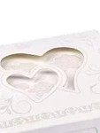Vorschaubild 3 von 10er Set Geschenkboxen Hochzeit Weiß 7,5cm