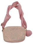Vorschaubild 1 von Umhängetasche Glitzer Rosa Bommel Damen