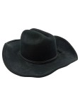 Vorschaubild 1 von Western Cowboy Hut Schwarz 100% Wolle Gr. M Crushable