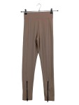 Vorschaubild 2 von Leggings Reißverschluss Taupe Gr. 38