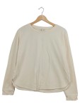 Vorschaubild 1 von Sweatshirt Creme Beige Rundhals Langarm Gr. 38