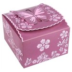 Vorschaubild 1 von 10er Set Geschenkboxen Lila Blumen Hochzeit