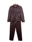 Vorschaubild 1 von Hosenanzug Gr. 38 Lila Schlangenmuster Blazer
