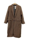 Vorschaubild 1 von Wollmantel kariert Gr. 34 Braun Schwarz