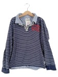 Vorschaubild 1 von Poloshirt Gr. 128 blau-weiß gestreift