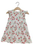 Vorschaubild 1 von Sommerkleid Erdbeeren Gr. 86 weiß rot