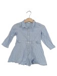 Vorschaubild 1 von Hemdbluse Gr. 80 gestreift blau weiß Langarm