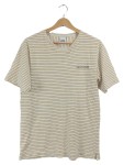 Vorschaubild 1 von T-Shirt Gr. 48 gestreift Schriftzug Beige