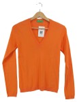Vorschaubild 1 von United Colors Benetton Pullover V-Ausschnitt Orange Gr. 36