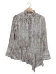 Vorschaubild 1 von Hemdbluse Schlangenmuster Gr. 38 Beige