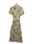 Vorschaubild 1 von Blusenkleid Gr. 38 Blumenmuster Vintage Viskose